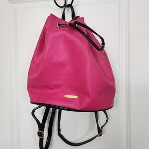 5/$30 Juicy Couture Fuchsia Backpack with Black Trim